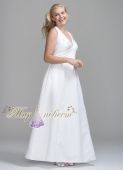 Длинное, недорогое свадебное платье большиго размера Style 9INT1054 