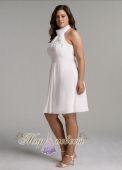 Короткое и лёгкое свадебное платье Style 9INT1059