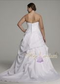 Шикарное свадебное платье с длинным шлейфом большого размера Style 9T9669