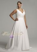 Длинное и очень красивое свадебное платье большого размера Style 9WG9854