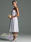 Лёгкое и короткое свадебное платье Style BR1038