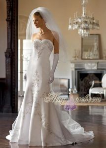 Недорогое свадебное платье Style V9322 ― Интернет магазин Мир Невест - свадебные платья и аксессуары, эксклюзивные вечерние платья