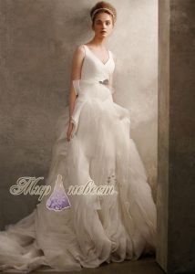 Стильное свадебное платье от Vera Wang Style VW351029 ― Интернет магазин Мир Невест - свадебные платья и аксессуары, эксклюзивные вечерние платья