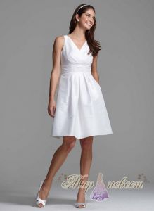 Короткое свадебное платье Style 258587D ― Интернет магазин Мир Невест - свадебные платья и аксессуары, эксклюзивные вечерние платья