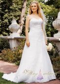 Красивое свадебное платье большого размера Style 9E9351