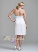 Стильное, короткое свадебное платье большого размера Style 9INT1052 