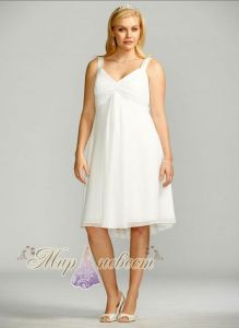 Короткое и недорогое свадебное платье Style 9INT12899  ― Интернет магазин Мир Невест - свадебные платья и аксессуары, эксклюзивные вечерние платья