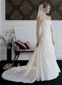 Эксклюзивное свадебное платье с длинным шлейфом Style T9579