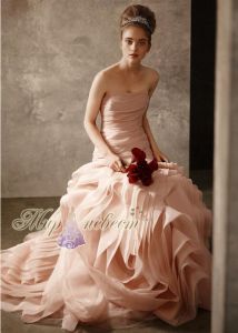 Красное свадебное платье от Вера Ванг  Style VW351011 ― Интернет магазин Мир Невест - свадебные платья и аксессуары, эксклюзивные вечерние платья