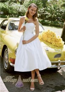 Короткое свадебное платье в стиле А-силуэт Style WG3038 ― Интернет магазин Мир Невест - свадебные платья и аксессуары, эксклюзивные вечерние платья